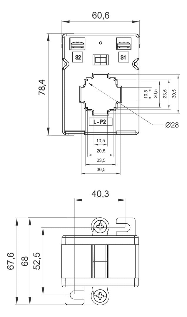 SIEMENS Aufsteckstromwandler Kl=1 4NC5223-2CE21 250A/5A m.Berühr.schutz