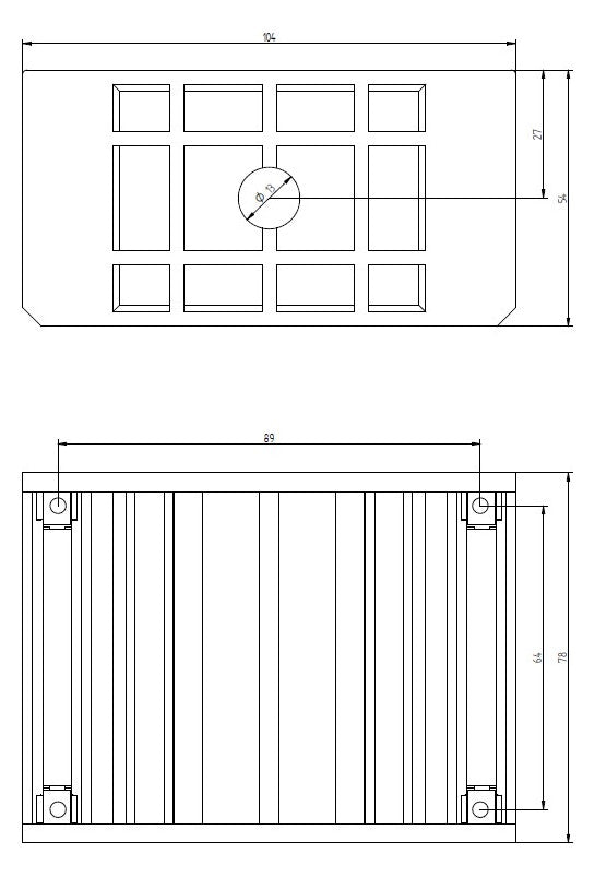 GROTHE UP-Kasten 104x76x54mm UPK 802