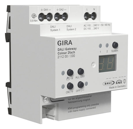 GIRA Gateway KNX REG 110-240V LED 4TE 211200