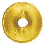 NZR Zubehör Münzautomat Wertmarke Standard, Messing, geloch