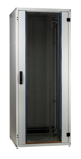 19'' Netzwerkschrank PRO 42HE, 800x1000 mm, RAL7035, Rücktür 2. tlg. mit Schwenkhebel Stück