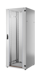 19'' Netzwerkschrank PRO 42HE, 800x800 mm, RAL7035, F.tür Glas 1-tlg. R.tür Stahl 2-tlg. Stück