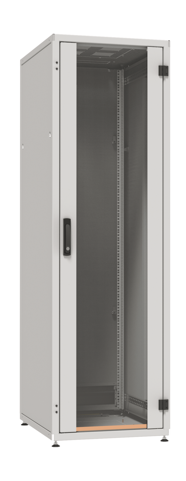 19" Serverschrank PRO 47HE, 600x600 mm, F=2-tlg., R=1-tlg., RAL7035 Stück