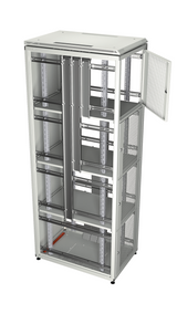 Co-Location Rack PRO, 2 x 20HE, 800x800 mm, F+R 2-tlg. perforiert, RAL9005 - PRO-CL2-4288TS.P2