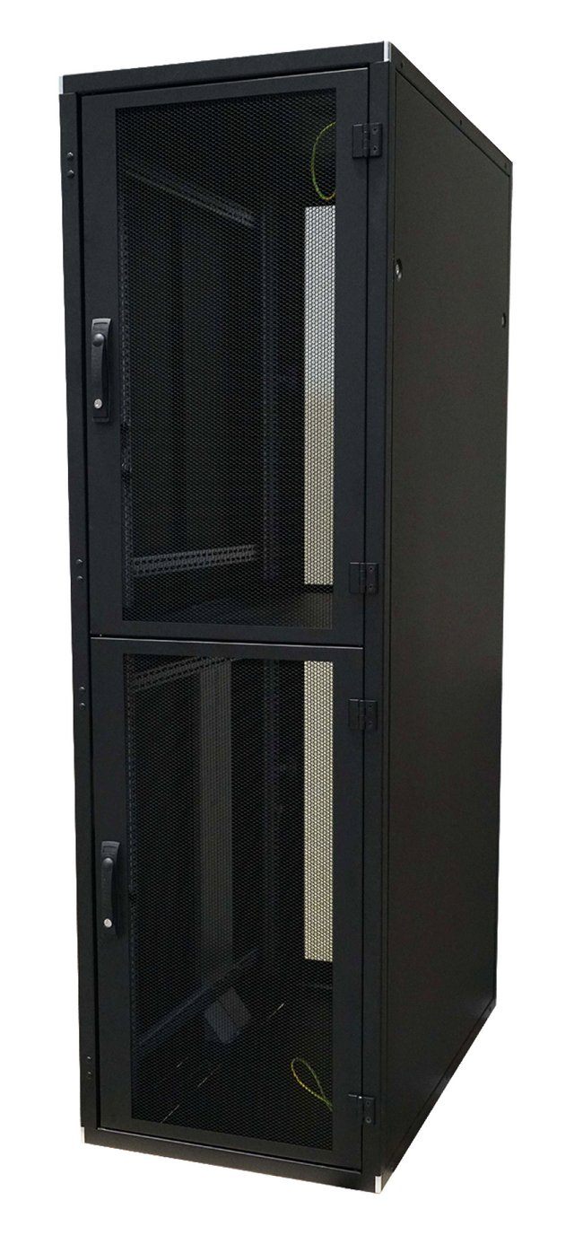 Co-Location Rack PRO, 4 x 10HE, 800x1000 mm, F+R 1-tlg. perforiert, RAL7035 Stück
