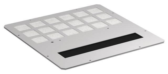 Modul mit Filter und Bürstend., Öffnung A, RAL7035, für PRO Stück