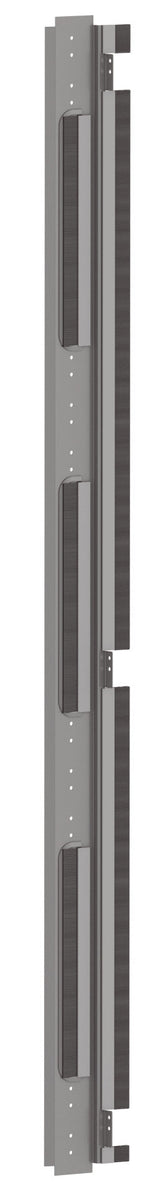 Seitenabdeckung mit 3 Öffnungen für PRO 47HE, B=800, 2 Stk., RAL9005 Packung
