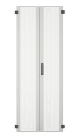 Tür für PRO 42HE, B=600, Stahl perf., 2-teilig, SH, RAL9005 Stück