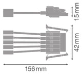 LEDVANCE End-Einspeisung ws 5p TRUSYS UNIV FEED IN 5P