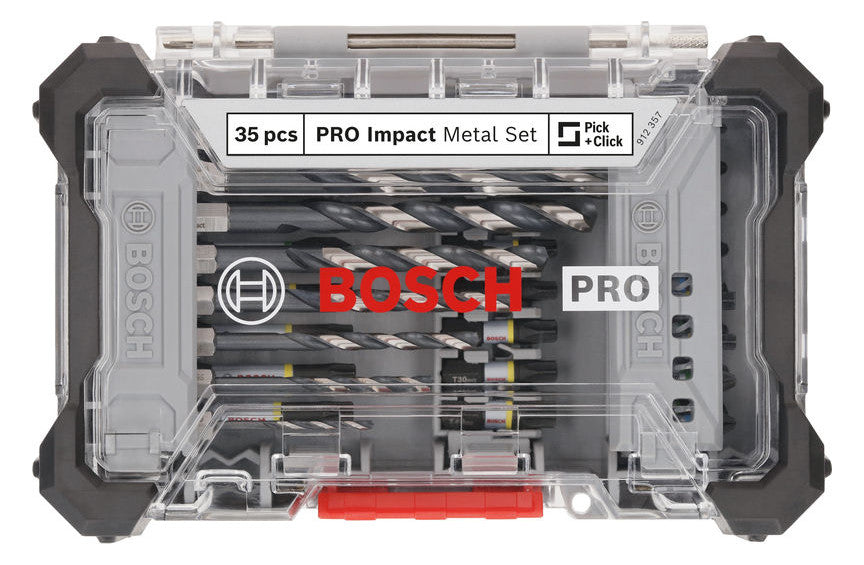 BOSCH-EW Werkzeugset 35tlg Bohrer 8xHSS BOHRER-/SCHRAUB Box