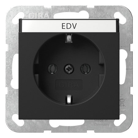 GIRA Steckdose 1f sw mt UP EDV IP20 System 55 4457005