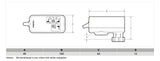 Honeywell Stellantrieb MS, 6,5 mm Hub 180 N, 24 V AC/DC, 0/2-10V, mit Handv. | MSLM-B018-151