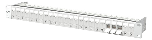 METZ CONNECT Patchpanel 24Ports 1HE 130B11P0-E 24Ports Cat6A Schirm RAL7035