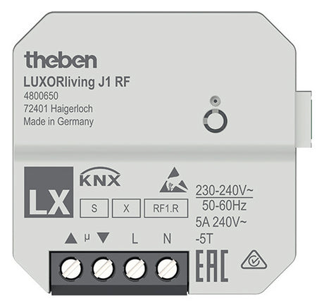 THEBEN Jalousieaktor Funkb UP 1f 1Eing LUXORliving J1 RF 5A
