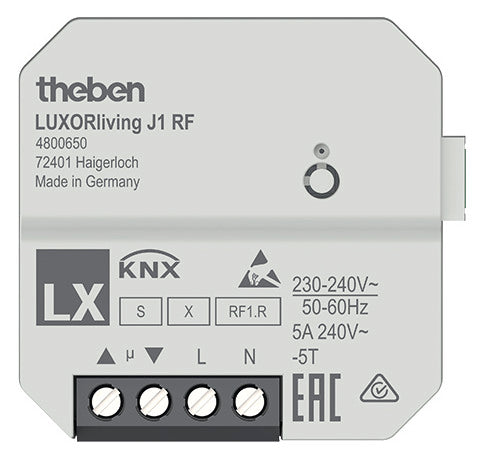 THEBEN Jalousieaktor Funkb UP 1f 1Eing LUXORliving J1 RF 5A