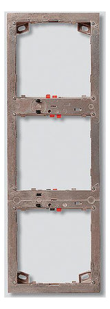 SIEDLE Rahmen-Türstation 3f UP ms Zink MR 611-3/1-0 99,5x299,5x17mm