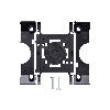 SIEDLE Adapter 1f stehend sw Kst MA/KS 611-0 99x90x12mm