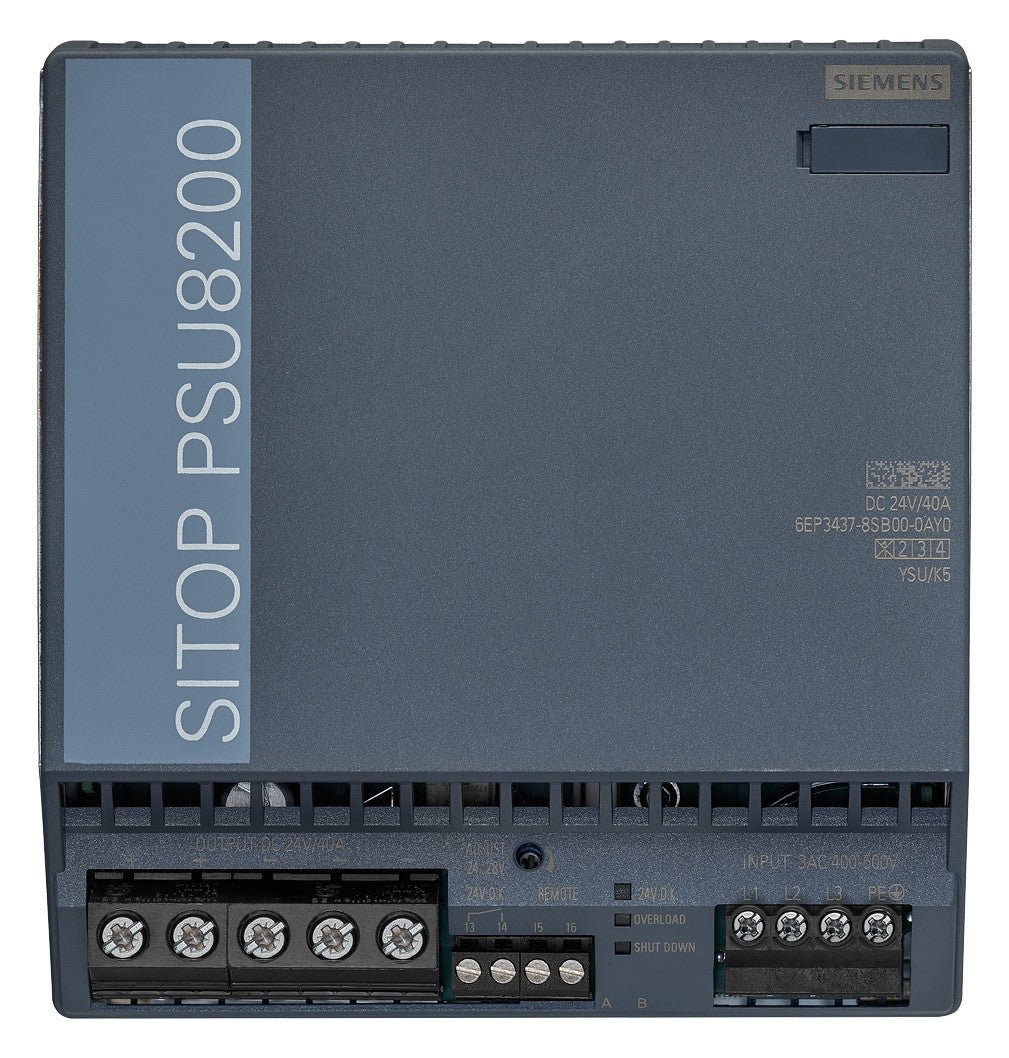 SIEMENS Gleichstromversorgung 24V 960W 6EP3437-8SB00-0AY0 400VAC 40A 840VA