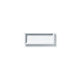 SIEDLE Briefkastenblende 1f AP ws alu PB 611-3/1-0 W 331x131x38mm
