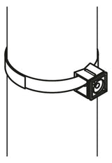 WALRAVEN Klettband IKS-2000 schwarz b=12mm Rolle 25m für Schilderhalter