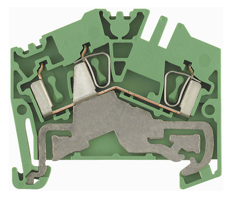 WEIDMÜLLER Schutzleiter-Reihenklemme ZPE 2.5-2 0,5-4qmm gn/ge 1Etage TS35