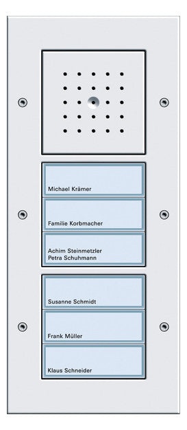 GIRA Türstationmodul AP rws 6RT modular Türko 126866 Bus m.Infoschild m.Abd