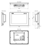 SIEMENS Grafik-Panel m.Farbdisplay DC 6AV2128-3MB06-0AX1 19,2-28,8V 2HW/IE