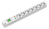 BACHMANN Steckdosenleiste 19 1HE 230V 333.405 7Steckd LED schaltbar