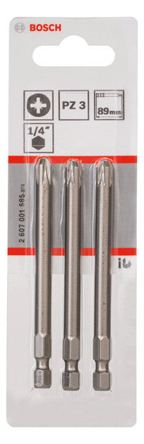 BOSCH-EW Bit Pm 3 3mm L=89mm 6,4mm(1/4) 2607001585