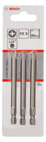 BOSCH-EW Bit Pm 3 3mm L=89mm 6,4mm(1/4) 2607001585