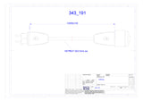 BACHMANN Netzanschlussleitung 10m 16A sw 343.191 3x2,5qmm IP44 Schutzk-Kuppl