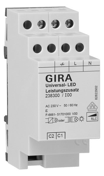 GIRA Leistungszusatz REG 75-420W uni System 3000 238300 230V