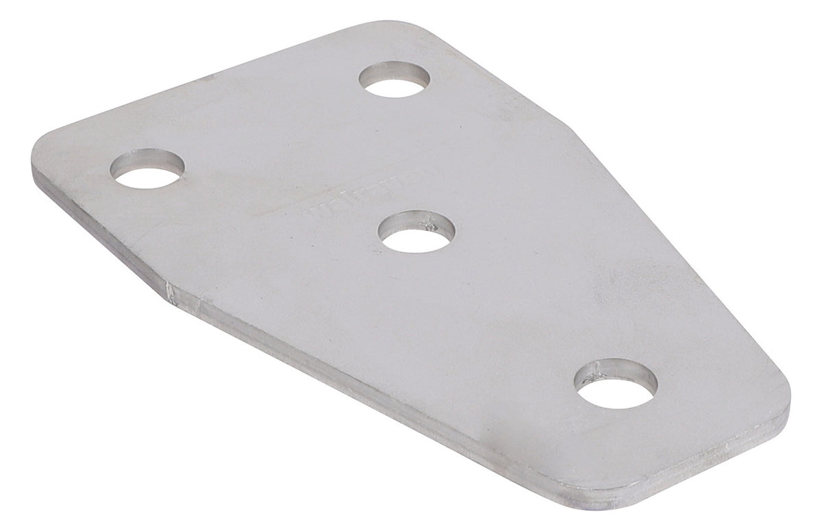 Walraven Schienenverbinder Strut T flach 131x80x4 Edelstahl 1.4404 mit 4x Loch 12 | 66587301