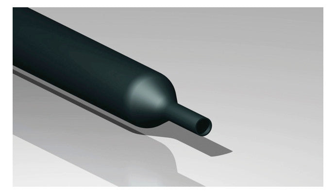 CIMCO Schrumpfschlauch dünnw L100m sw 181605  6,5/3mm 2:1 0,56mm -45-125°C