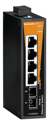 WEIDMÜLLER Switch Hutschiene IE-SW-BL05-4TX-1SC 4x10/100Mbps