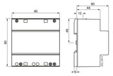 SIEMENS Sicherheitstrafo 230V 12/24V REG 4AC3740-0 3,3/1,6A 5TE