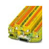 PHOENIX Schutzleiter-Reihenklemme gn/ge QTTCB 1,5-PE 0,25-1,5qmm 2Etagen TS35