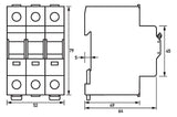 DOEPKE Hauptschalter 63A 3p IP40 Einb RH 063-300