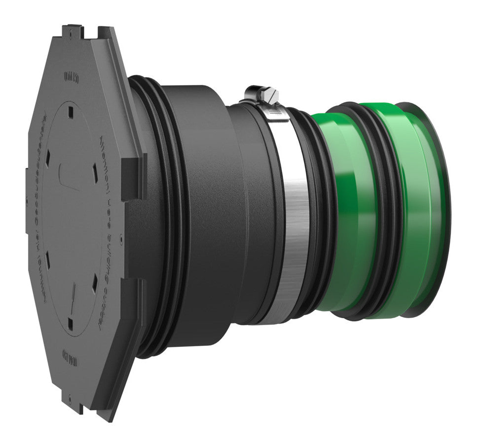 Hauff Universal-Wanddurchführung UDME m.PP-Rohr grün AD 160 mm Wandst. 365 mm | 3030300241