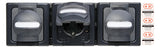 KOPP Steckdose 3f anth glz AP Klappd BSF BLUEELECTRIC 131315006 abschl IP44