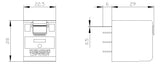SIEMENS Schaltrelais 4W IP00 Schraub LZX:PT570024 22,5x28x35mm