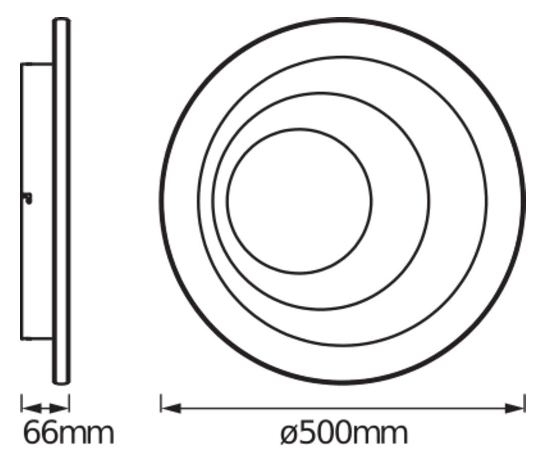 LEDVANCE LED-Kunststoffleuchte 40W ws SMART+ Wifi Orbis Spiral White 500m 3000