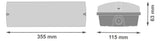 LEDVANCE LED-Sicherheitsleuchte 1,3W 20m EM BULKHEAD E 1.3W 3H EM/AC AT 5700K