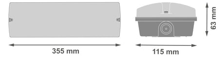 LEDVANCE LED-Sicherheitsleuchte 1,3W 20m EM BULKHEAD E 1.3W 3H EM/AC AT 5700K
