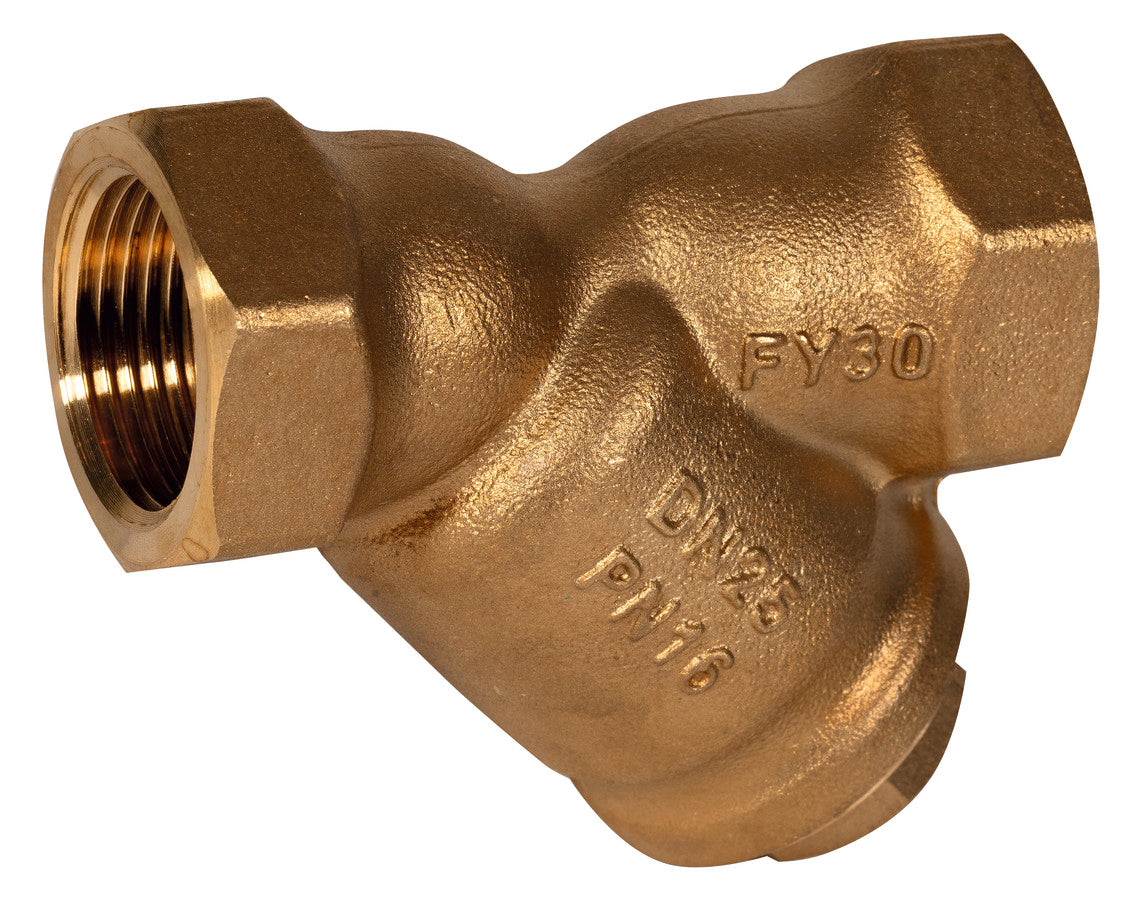 Schmutzfänger FY30 Messing Ausführung A, 1/2 "