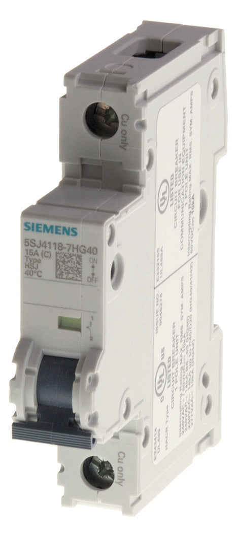 SIEMENS Leitungsschutzschalter UC B 25A 5SJ4125-6HG40 1p 240V 1TE 50Hz IP20