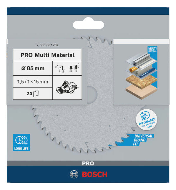 BOSCH-EW Kreissägeblatt  85mm 15mm 2608837752