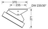 REGIOLUX LED-Sporthallenleuchte 152W sym ballea-BAM/3 IP40 21800 840 DALI2 4000K