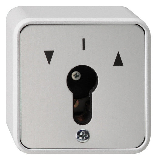 GIRA Schlüsselschalter gr AP IP44 2p WG AP 014430