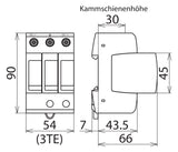 DEHN SE Überspannungsableiter 1000VDC DG M YPV SCI 1000 DCNetzform- 4kV 3TE